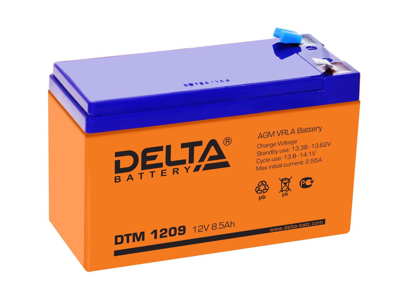 DTM 1209 - аккумулятор Delta DT 9ah 12V  